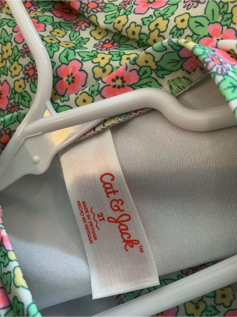 Cat & Jack Bundle of Two -Floral One Piece Bathing Suits Size 2T